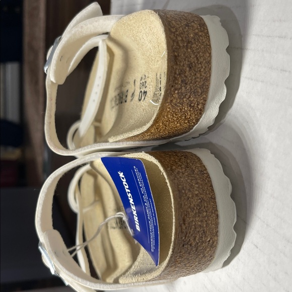 Birkenstock NWOB White Sandals Razon Social White Butterfly Mayari Size 9 / 40 - Picture 5 of 6